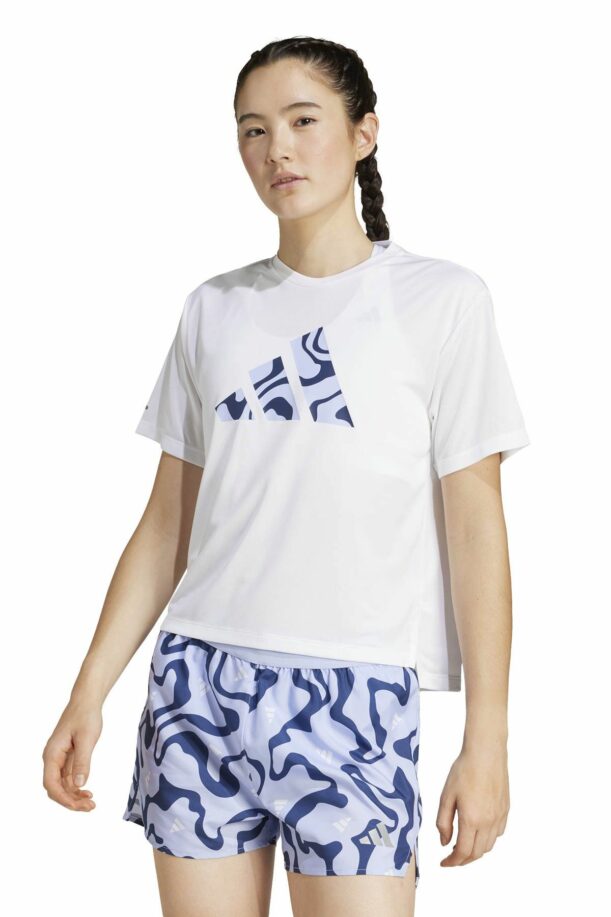 تیشرت آدیداس adidas با کد RUN IT BL TEE W     WHITE